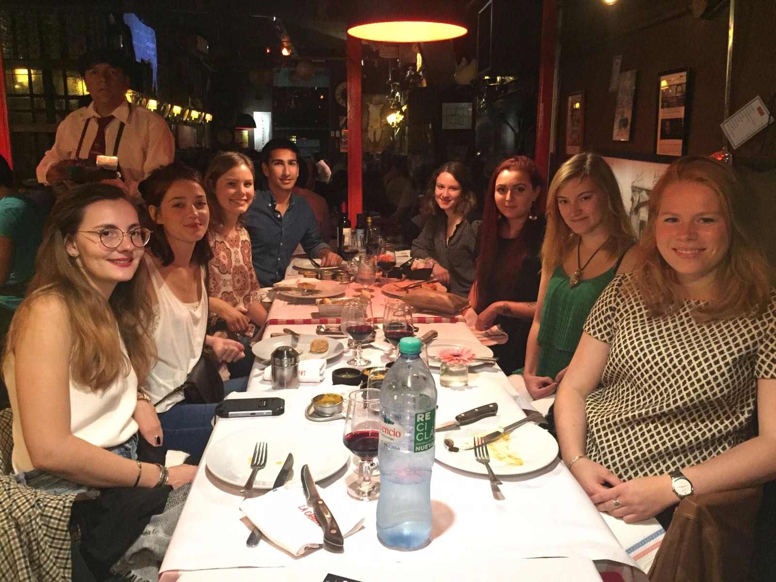 Diner à la Cabrera pour le départ de notre coloc' Ida de retour en Finlande. L'une des meilleures viandes que j'ai mangé !