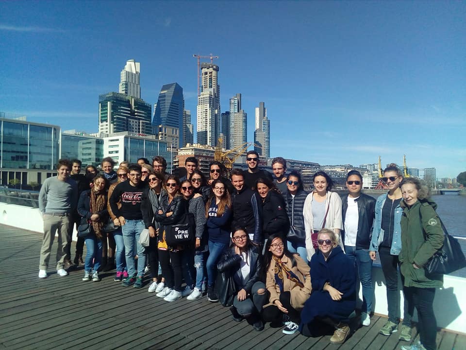 Primera visita turistica del grupo de intercambio - Secundo semestre 2017